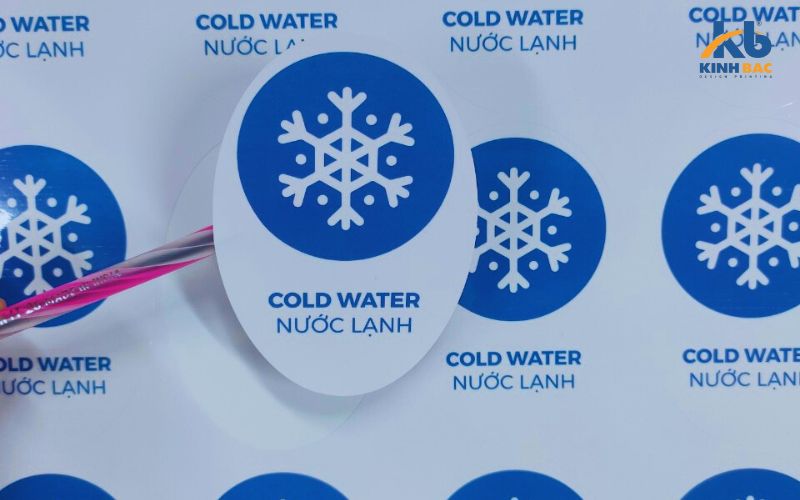 Mẫu tem decal giấy tại Xưởng in nhanh Bách Vượng