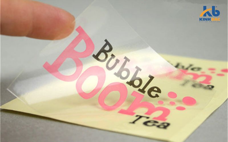 Tem decal nhựa trong tại In Bách Vượng