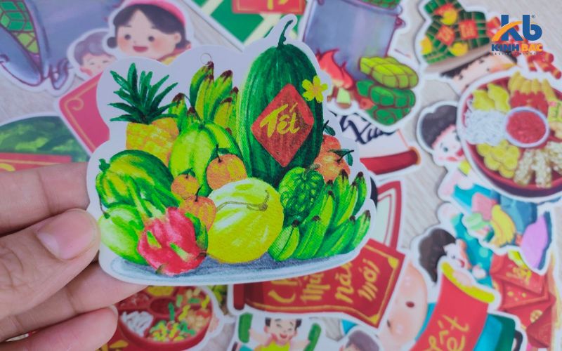 In sticker theo yêu cầu,giá rẻ tại In Bách Vượng