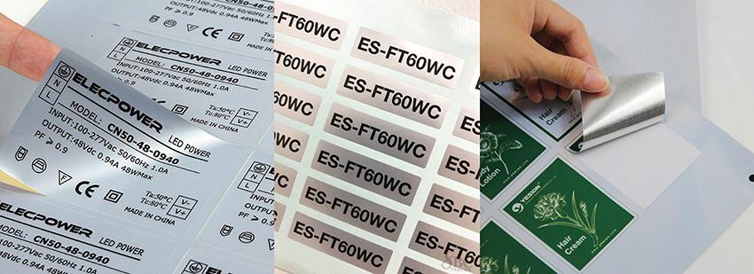 Mẫu tem nhãn decal thiếc đã được in