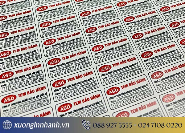 Tem bảo hành