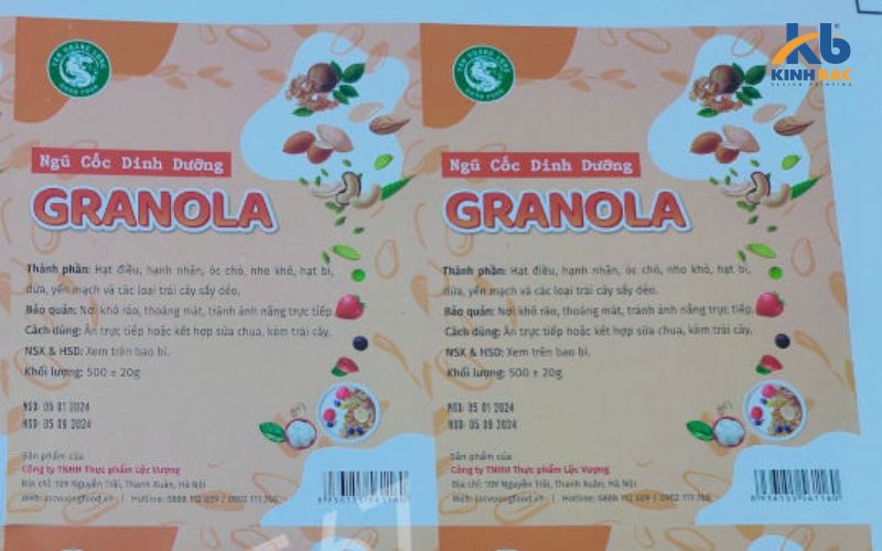 Tem nhãn decal giấy