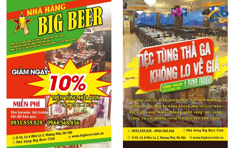 In tờ rơi số lượng ít