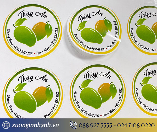 Mẫu tem dán đẹp