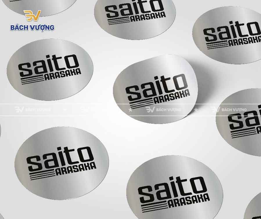 In tem decal bạc số lượng ít